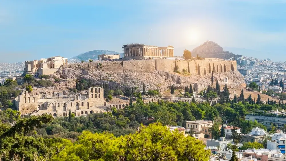 Togrejse til Athen